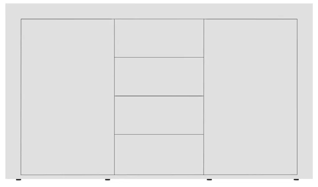 vidaXL Μπουφές Λευκός 120 x 36 x 69 εκ. από Επεξ. Ξύλο