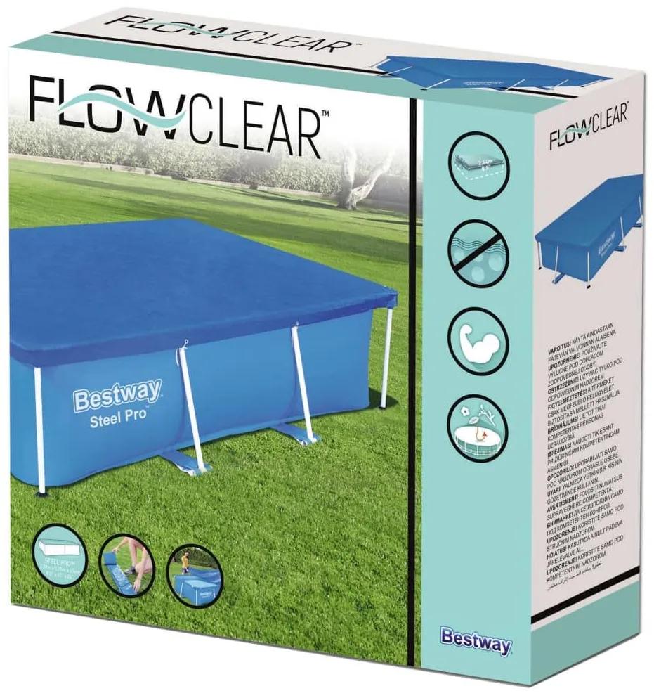 Bestway Κάλυμμα Πισίνας Flowclear 259 x 170 εκ. - Μπλε