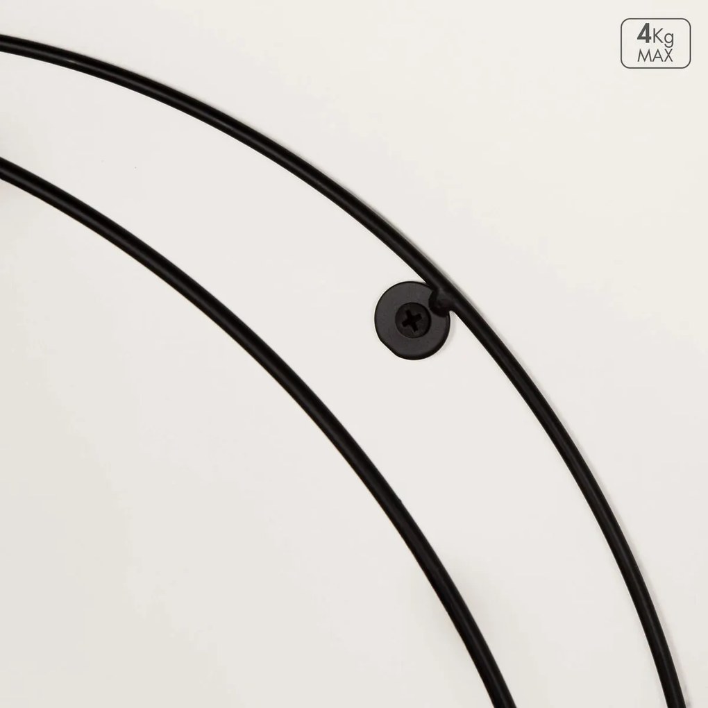 Ράφι παλτών Max Home Σίδερο Ξύλο MDF (x6)