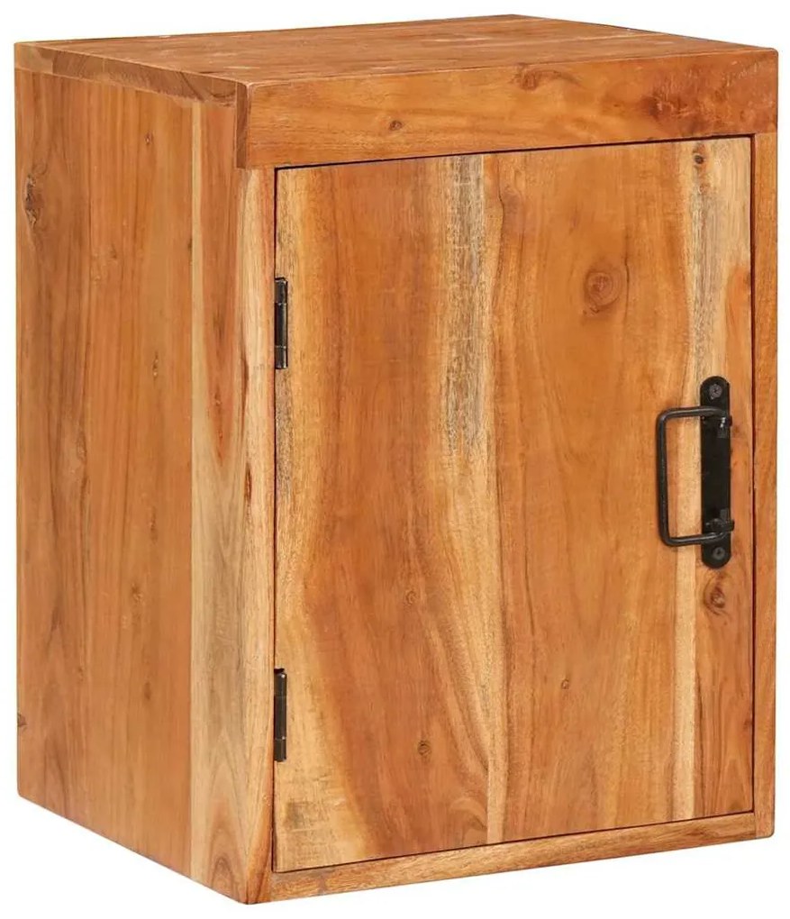 vidaXL Κομοδίνο 2 pcs Καφέ 35 x 33 x 48 εκ Σταθερό Ξύλο Ακακίας