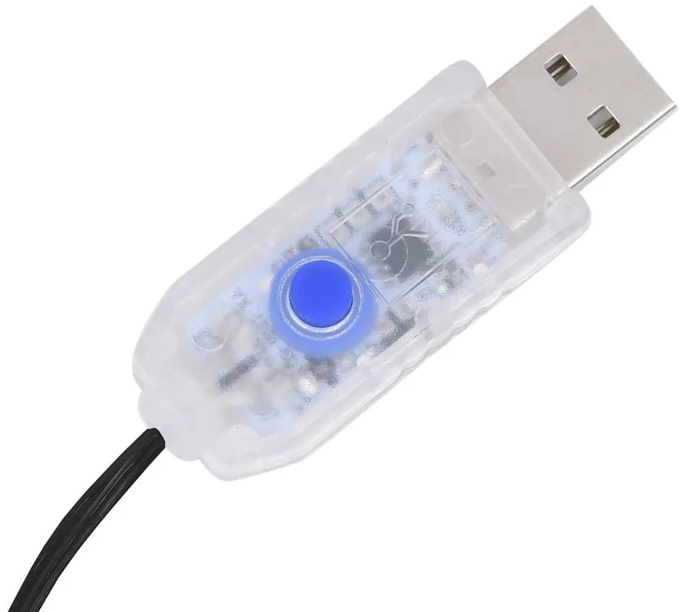 vidaXL Δέντρο Κερασιά με 368 LED Θερμό Λευκό 300 εκ.