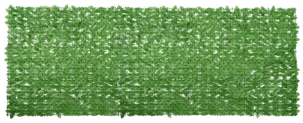 vidaXL Διαχωριστικό Βεράντας με Πράσινα Φύλλα 400 x 150 εκ.