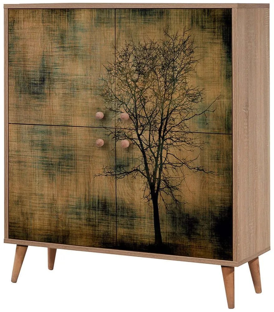 Παπουτσοθήκη - Ντουλάπι Multilux 863SPH3934 95x36x111cm Multi Cipboard,Wood