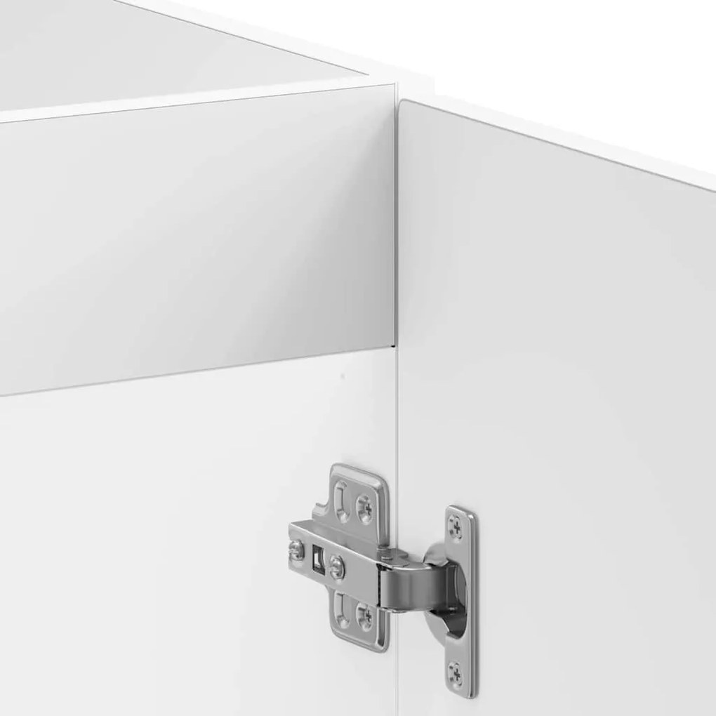 vidaXL Ντουλάπα Κουζίνας με αποθήκευση 2 pcs Λευκό 80 x 46 x 81.5 εκ