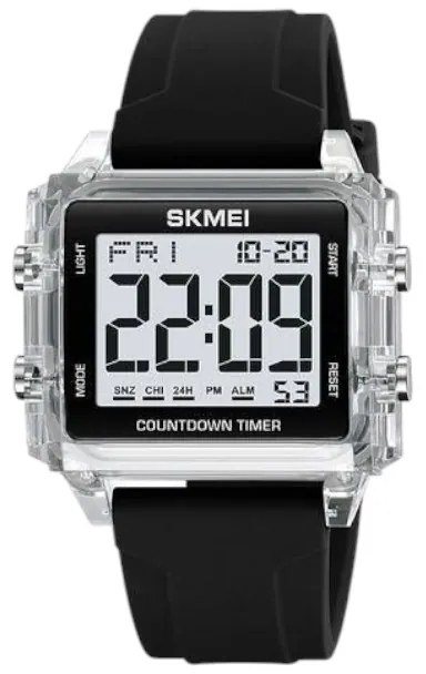 Ψηφιακό ρολόι χειρός - Skmei - 2320 - Black/Transparent-223205_black/transparent