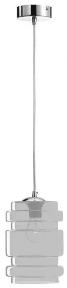 Κρεμαστό Φωτιστικό Οροφής Φ19cm E27 60W Γυαλί Luma Lighting-114-01023-04-transparent-Διάφανο 114-01023-04-transparent