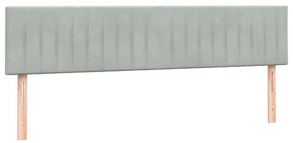 BOX SPRING ΚΡΕΒΑΤΙ ΜΕ ΣΤΡΩΜΑ ΑΝΟΙΧΤΟ ΓΚΡΙ 200X220 ΕΚ. ΒΕΛΟΥΔΙΝΟ 3316467