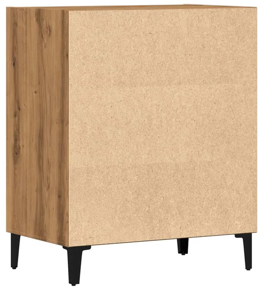 vidaXL Μπουφές Αρτισιανή Δρυς 57x35x70 εκ. από Επεξεργασμένο Ξύλο