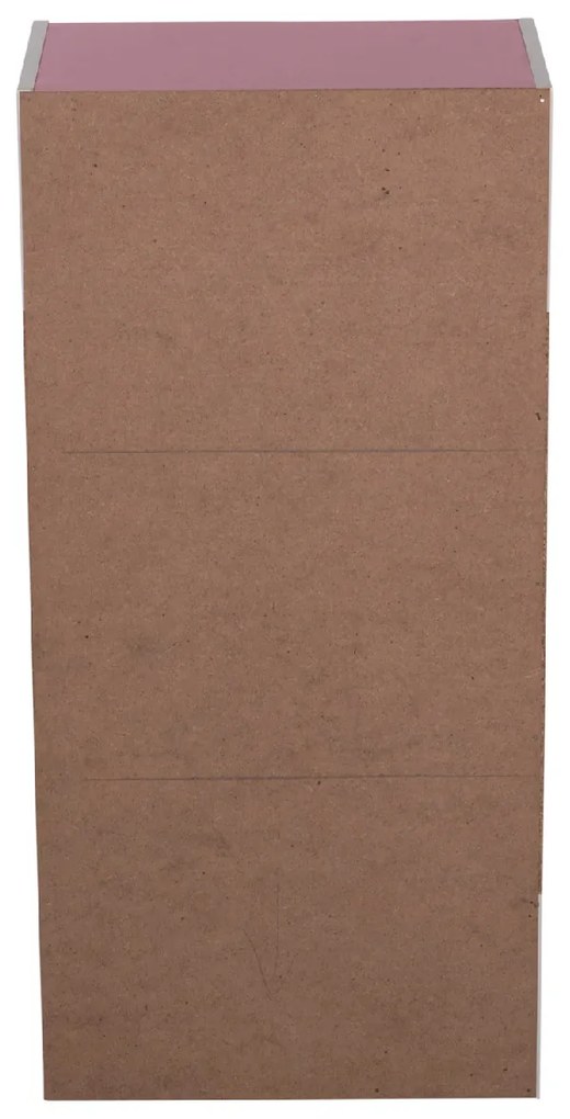 ΡΑΦΙΕΡΑ ΤΟΙΧΟΥ CUBICON HM9941.06 ΡΟΖ-ΛΕΥΚΗ ΜΕΛΑΜΙΝΗ 38,5x23,5x80Υεκ.