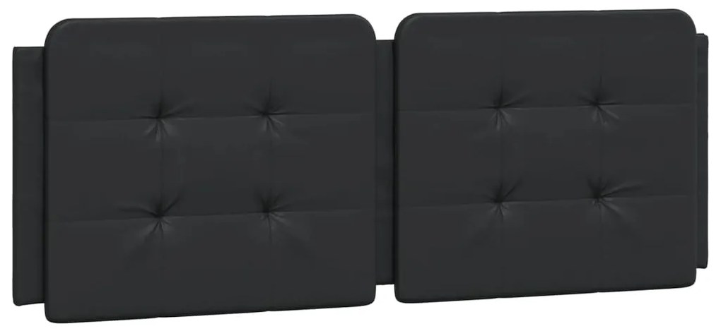 vidaXL Πλαίσιο Κρεβατιού με LED Χωρίς Στρώμα Zadar Μαύρο 120x200 εκ.