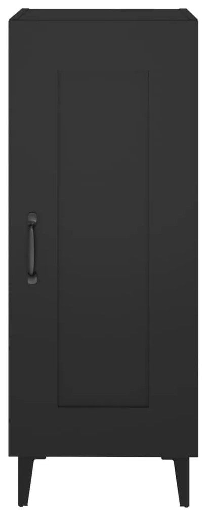 vidaXL Ντουλάπι Μαύρο 34,5 x 34 x 90 εκ. από Επεξεργασμένο Ξύλο
