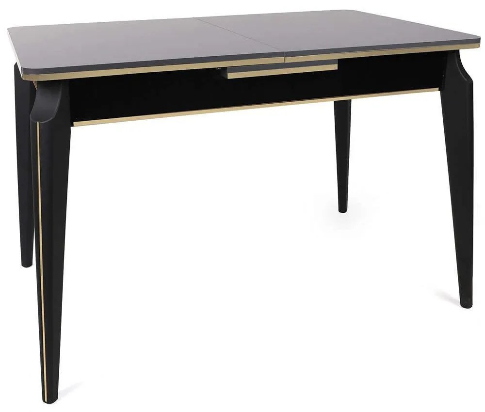 Τραπέζι Επεκτεινόμενο Star 974NMB1735 120/148,5x79x75cm Multi-Black Μοριοσανίδα, Μέταλλο