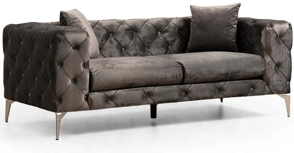Καναπές Διθέσιος Como 859FTN2032 197x90x70cm Anthracite