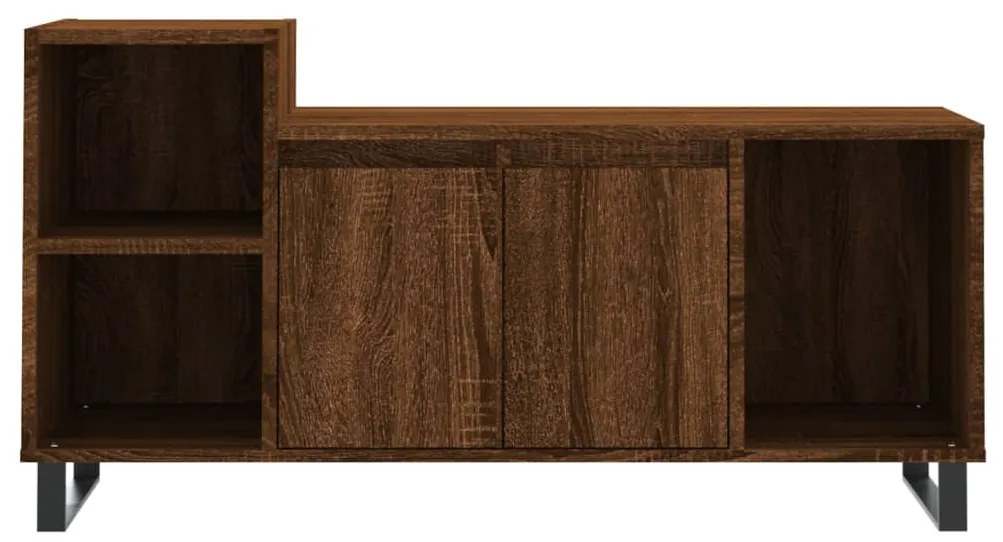 vidaXL Έπιπλο Τηλεόρασης Καφέ Δρυς 100x35x55 εκ. Επεξεργασμένο Ξύλο