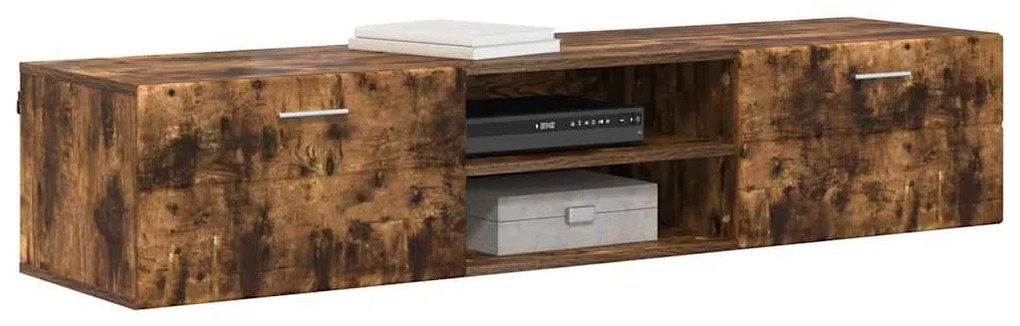 vidaXL Ντουλάπι TV Καπνιστή δρυς 150 x 39 x 30 εκ Επεξεργασμένο ξύλο