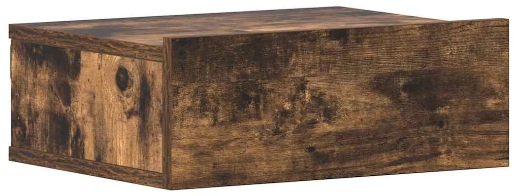 vidaXL Κομοδίνο Κρεμαστό Καπνιστή Δρυς 40 x 30 x 15 εκ. Επεξεργ. Ξύλο