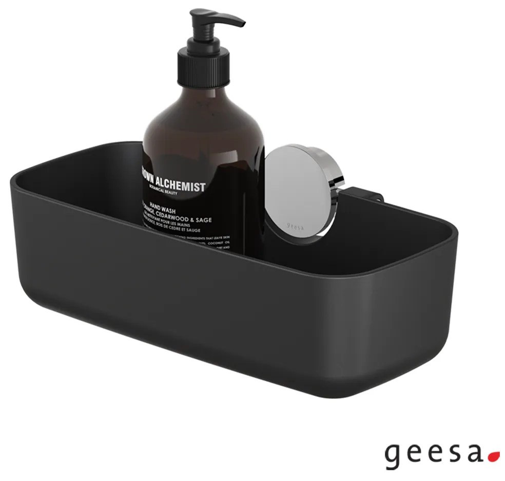 GEESA Opal Σπογγοθήκη Επιτραπέζια Πλαστική Chrome