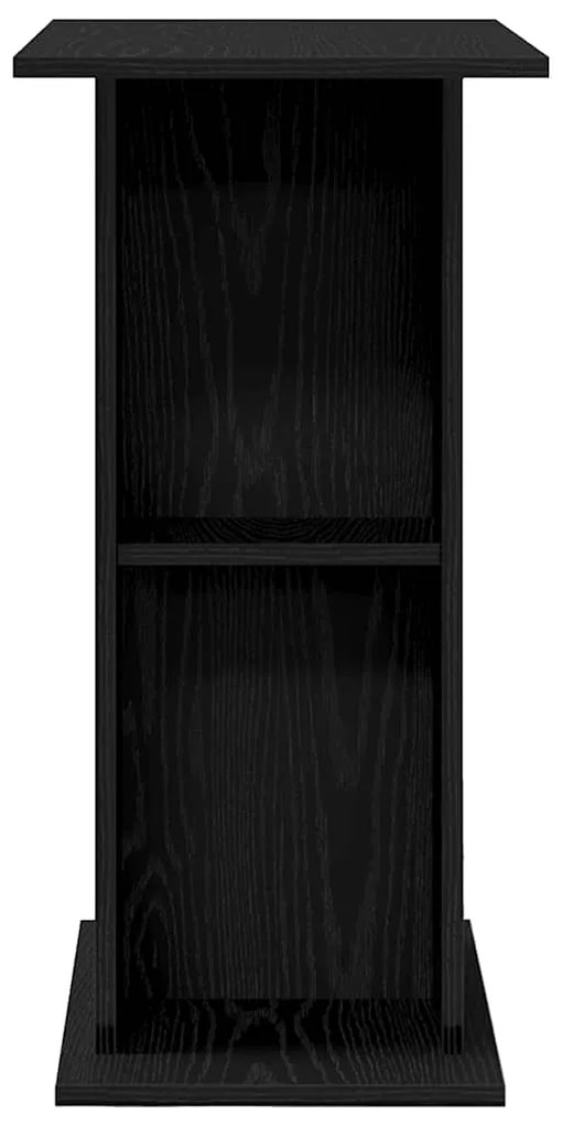 vidaXL Βάση Ενυδρείου Μαύρη Δρυς 75x36x72,5 εκ. από Τεχνητό Ξύλο