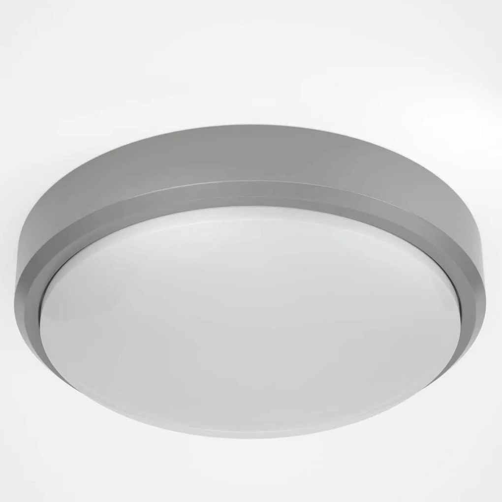 it-Lighting Echo LED 15W 3CCT Outdoor Ceiling Light Grey D:21cmx6cm (80300230)