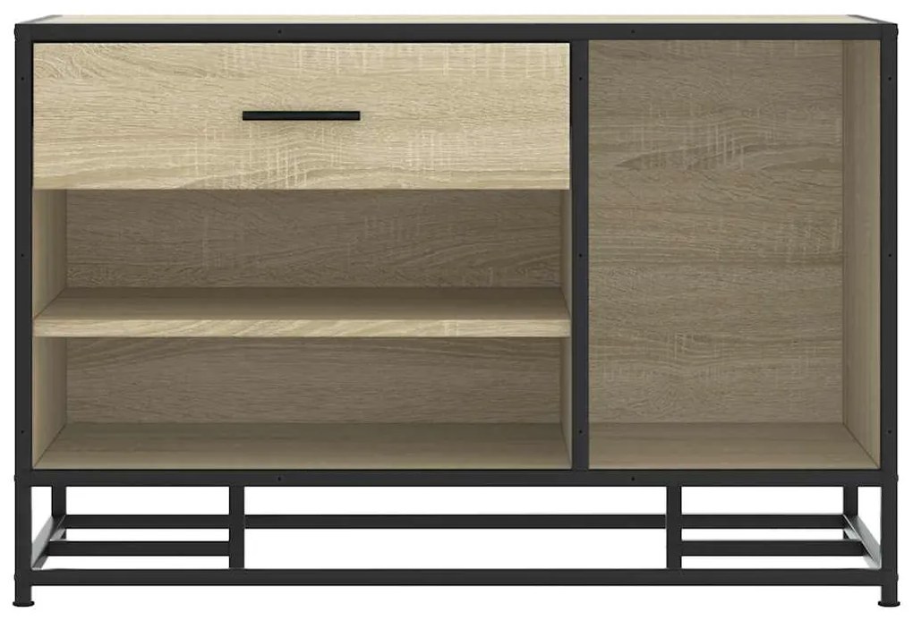 Πάγκος παπουτσιών vidaXL Sonoma Oak 80x40x53,5 cm