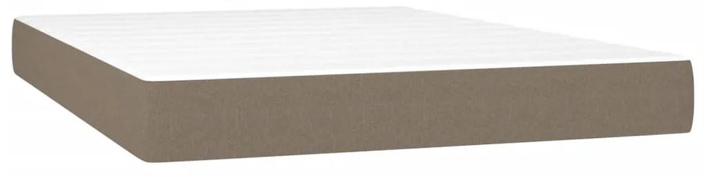 ΚΡΕΒΑΤΙ BOXSPRING ΜΕ ΣΤΡΩΜΑ TAUPE 140X190 ΕΚ. ΥΦΑΣΜΑΤΙΝΟ 3140533