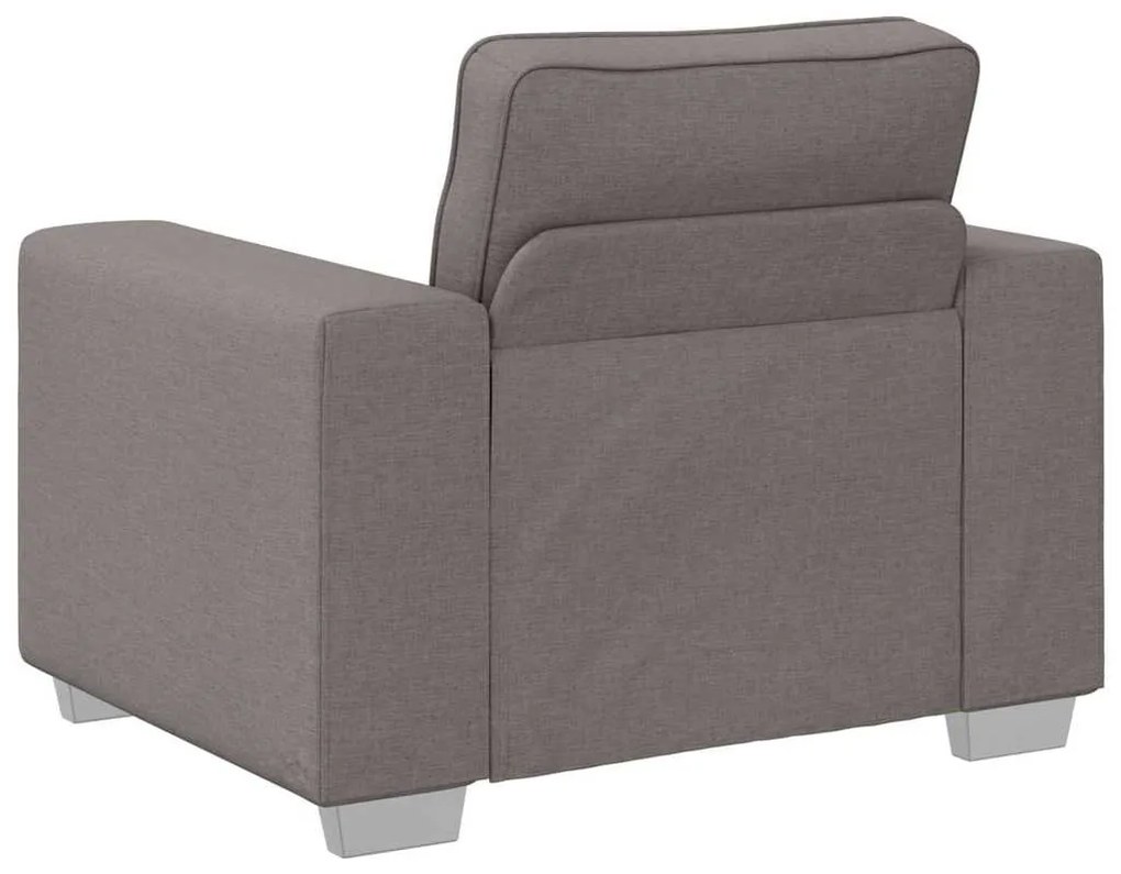 vidaXL Καναπές με μαξιλάρι Taupe 100 x 77 x 82 εκ ύφασμα