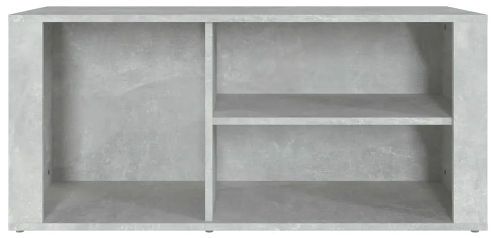 vidaXL Παπουτσοθήκη Γκρι Σκυροδέματος 100x35x45 εκ. Επεξεργασμένο Ξύλο