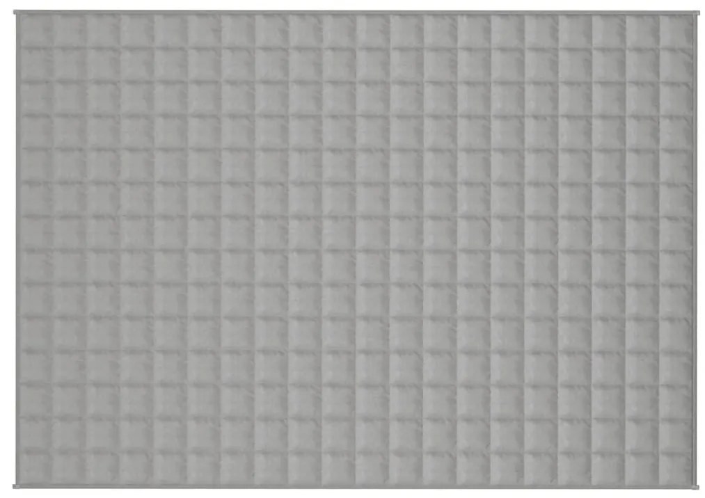 vidaXL Κουβέρτα Βαρύτητας Γκρι 137 x 200 εκ. 6 κ. Υφασμάτινη