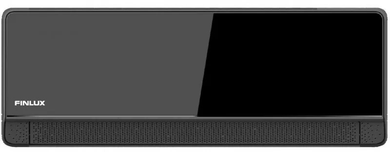 Κλιματιστικό Inverter Finlux 12TENE87BRIS, 12000 BTU, A+++, 30 m2, Wi-Fi, φίλτρο πλάσματος, 4D φυσήματα, εναλλάκτης θερμότητας με χρυσή επίστρωση, Μαύρο