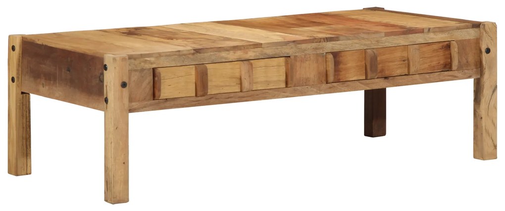 vidaXL Τραπέζι Καφέ 110x55x35 cm Μασίφ Ανακυκλωμένο