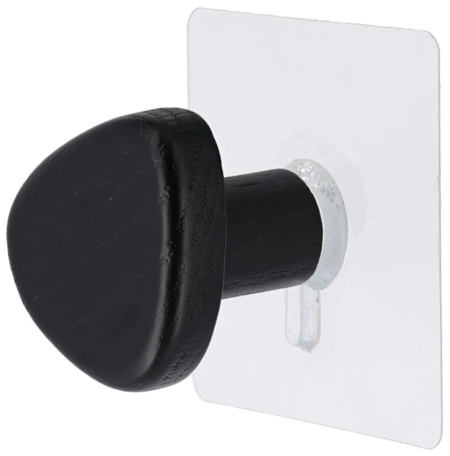 Κρεμαστράκι Αυτοκόλλητο (5.5x4x4) T-D Patere Black 91060103