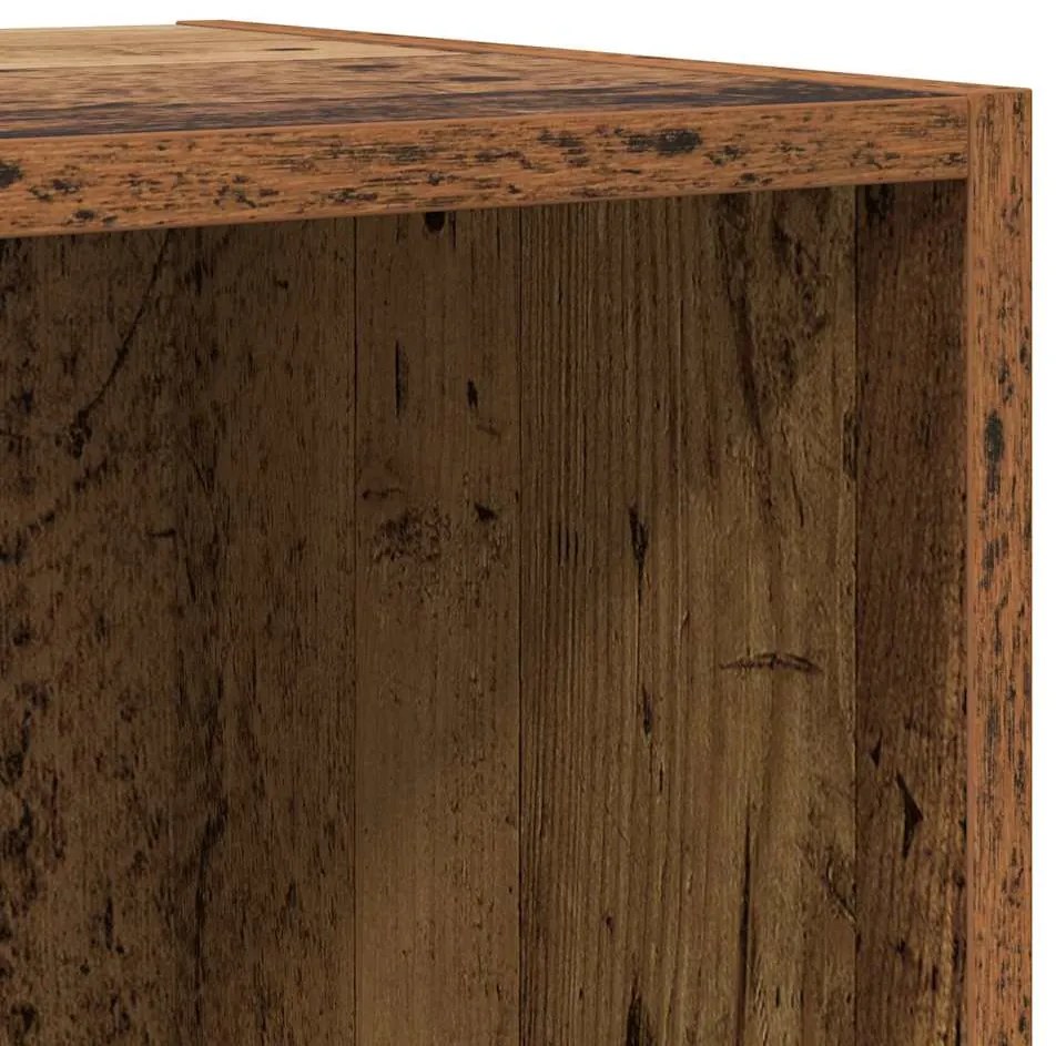 vidaXL Σετ επίπλου τηλεόρασης 4 pcs Παλιό Ξύλο Επεξεργασμένο ξύλο