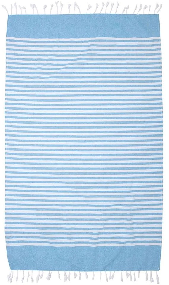 Πετσέτα Θαλάσσης - Παρεό Αρένα Blue Viopros Θαλάσσης 100% Cotton