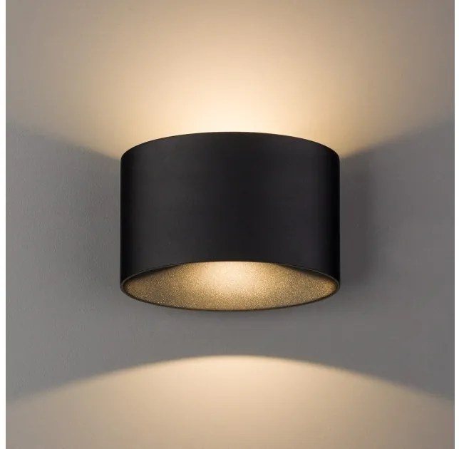 Απλίκα Φωτιστικό Τοίχου 2xLED 5W IP54 3000K Ellipses Nowodvorski-8182-Μαύρο 8182