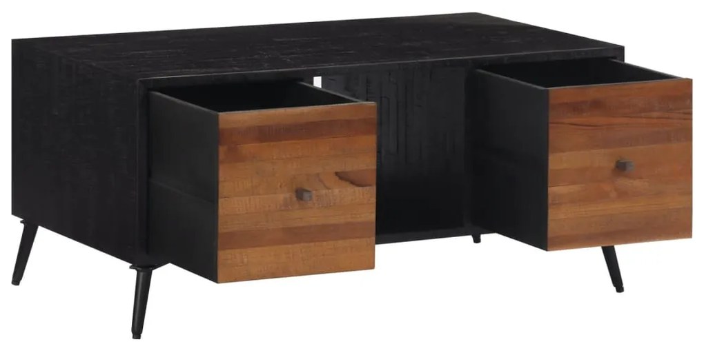 vidaXL Τραπεζάκι Σαλονιού 90x50x41 εκ. Μασίφ Ανακυκλωμένο Ξύλο Teak