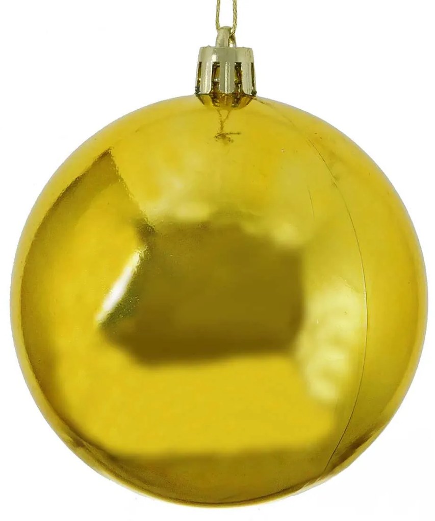 Χριστουγεννιάτικη Μπάλα Χρυσή 10cm 234517