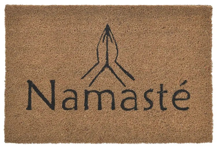 Πατάκι Εισόδου Namaste Pvc Natural-Μαύρο CLICK 40x60εκ. 6-35-303-0002