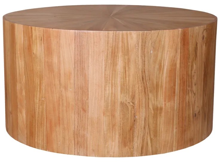 Τραπέζι Osiri ξύλο acacia σε φυσική απόχρωση Φ80x45εκ Υλικό: ACACIA WOOD 240-000014