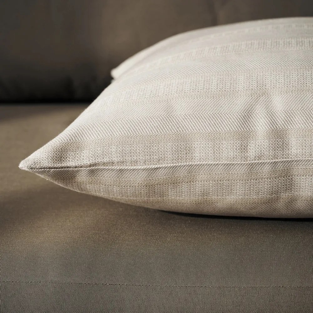 Μαξιλαροθήκη 50x50cm GOFIS HOME  Laurel Hemp Beige 731/04
