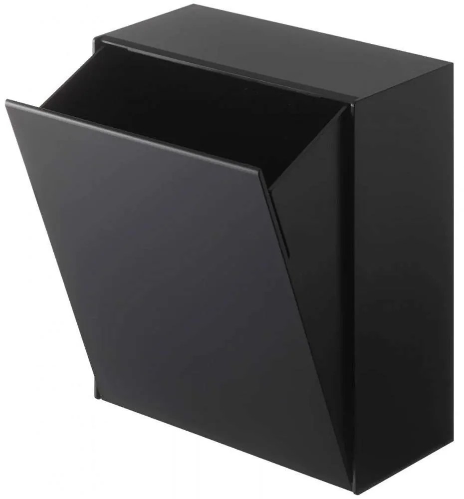 Κουτί Αποθήκευσης Επιτοίχιο YMZK5434 17x8,7/16x20cm Black Yamazaki ABS