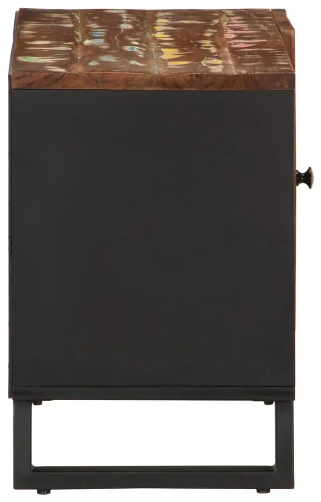 vidaXL Έπιπλο Τηλεόρασης 80x33x46 εκ. Μασίφ Ανακυκλ. Ξύλο & Επεξ. Ξύλο