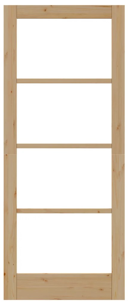 vidaXL Εσωτερική Πόρτα με Γυαλί "ORKDAL" 83x202x4 εκ. Μασίφ Ξύλο Πεύκου