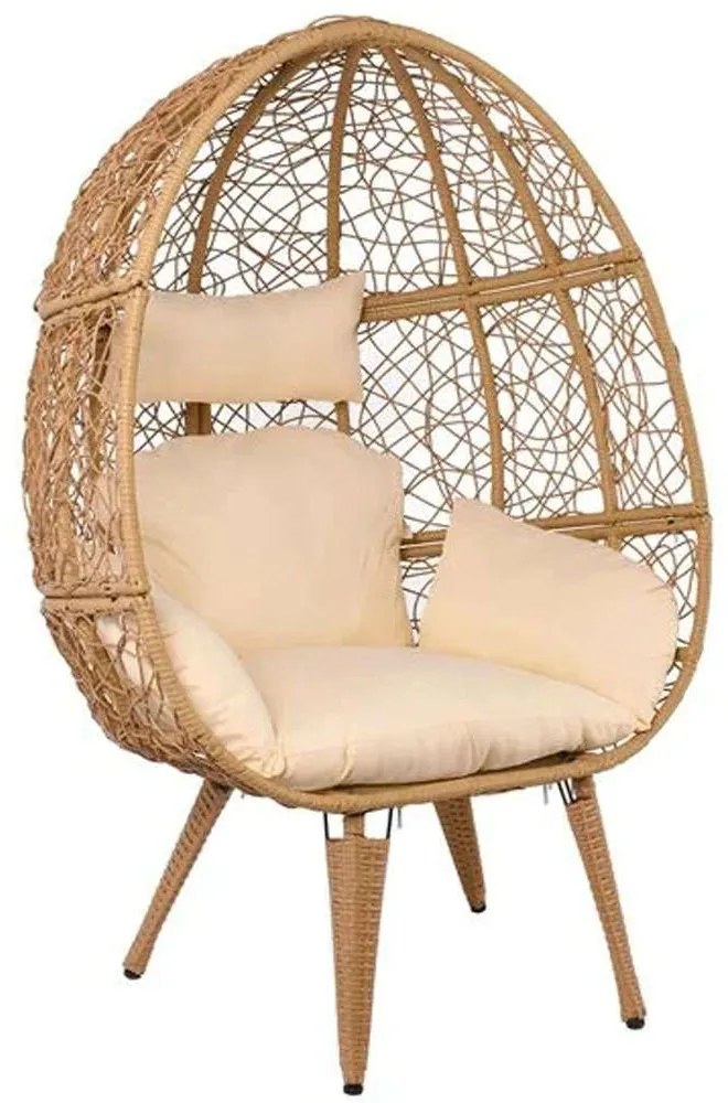 Πολυθρόνα Miami Egg Ε6744,1 94x77x150cm Beige