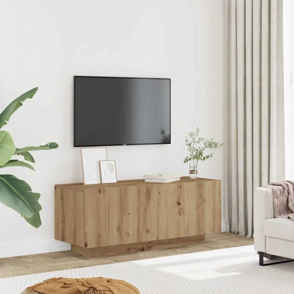 vidaXL Έπιπλο Τηλεόρασης Artisian Δρυς 100x35x40 εκ Επεξεργασμένο Ξύλο