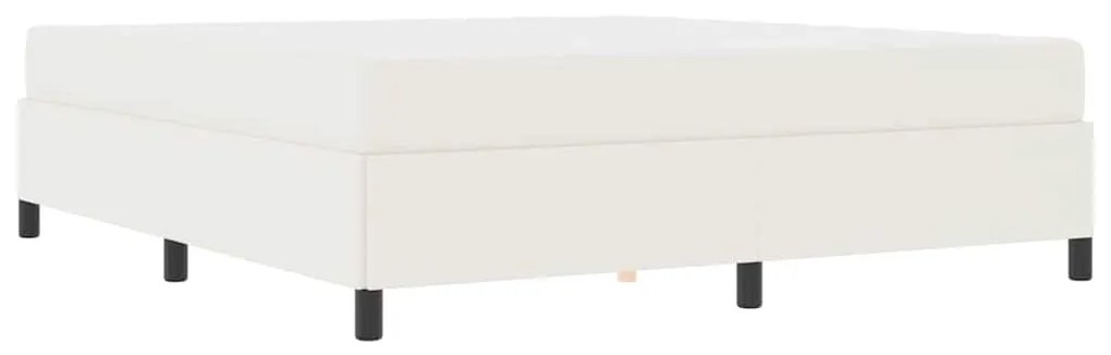 vidaXL Σκελετός Κρεβατιού Άλλο Κρεμ 180 x 200 cm Βελούδο