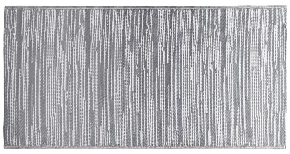 vidaXL Χαλί εξωτερικού χώρου ARAKIL Γκρι 80x150 cm PP