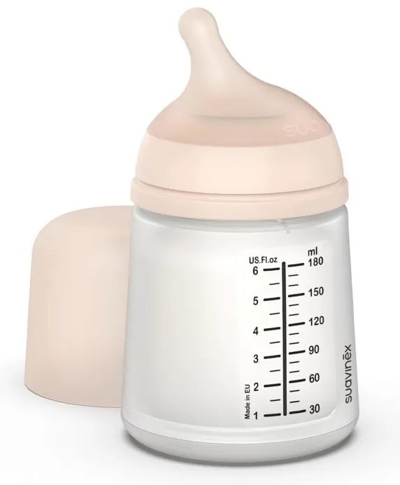Μπιμπερό Anti Colic Zero 180ml +0μ Προσαρμοσμένη Ροή Suavinex