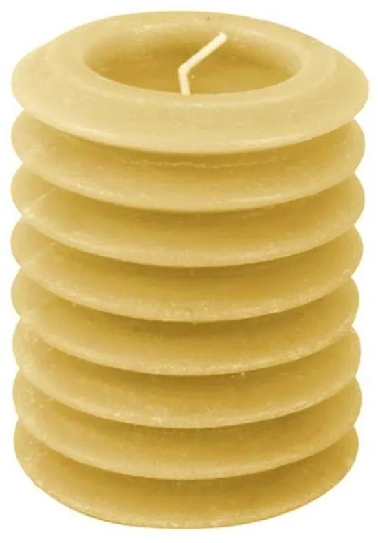 Κερί Circles PT3793YE 7,5x10cm Yellow Present Time Paraffin