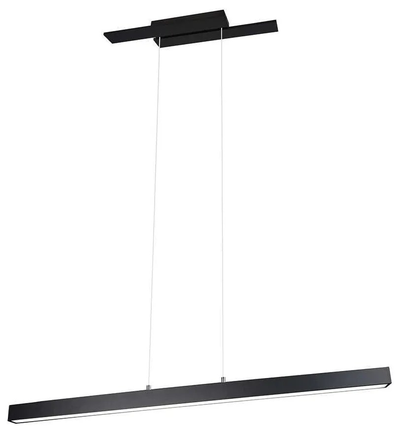 Φωτιστικό Οροφής - Ράγα Belfast 375510432 SMD-LED 3000Κ 115x18cm Black Trio Lighting Metal