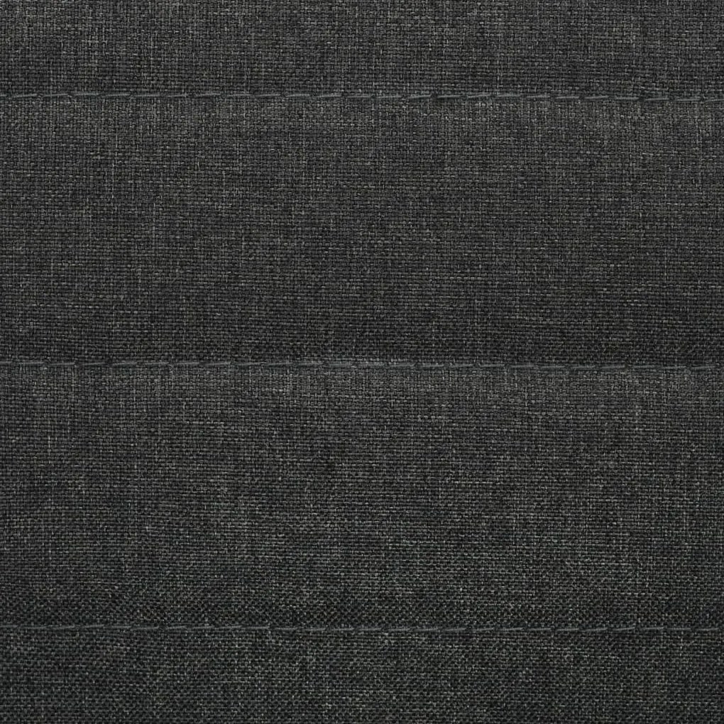 vidaXL Καρέκλες Τραπεζαρίας 2 τεμ. Σκούρο Γκρι Υφασμάτινες